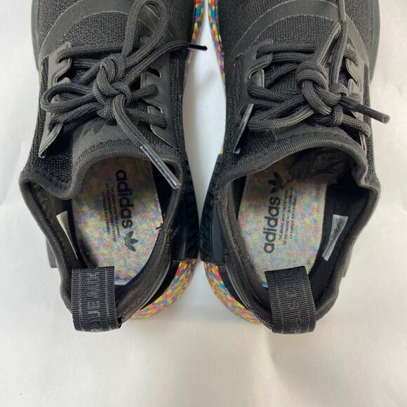 ADIDAS NMD R1 Mosiac Boost (Black/Confetti) Mens Size 4 - Picture 5 of 14